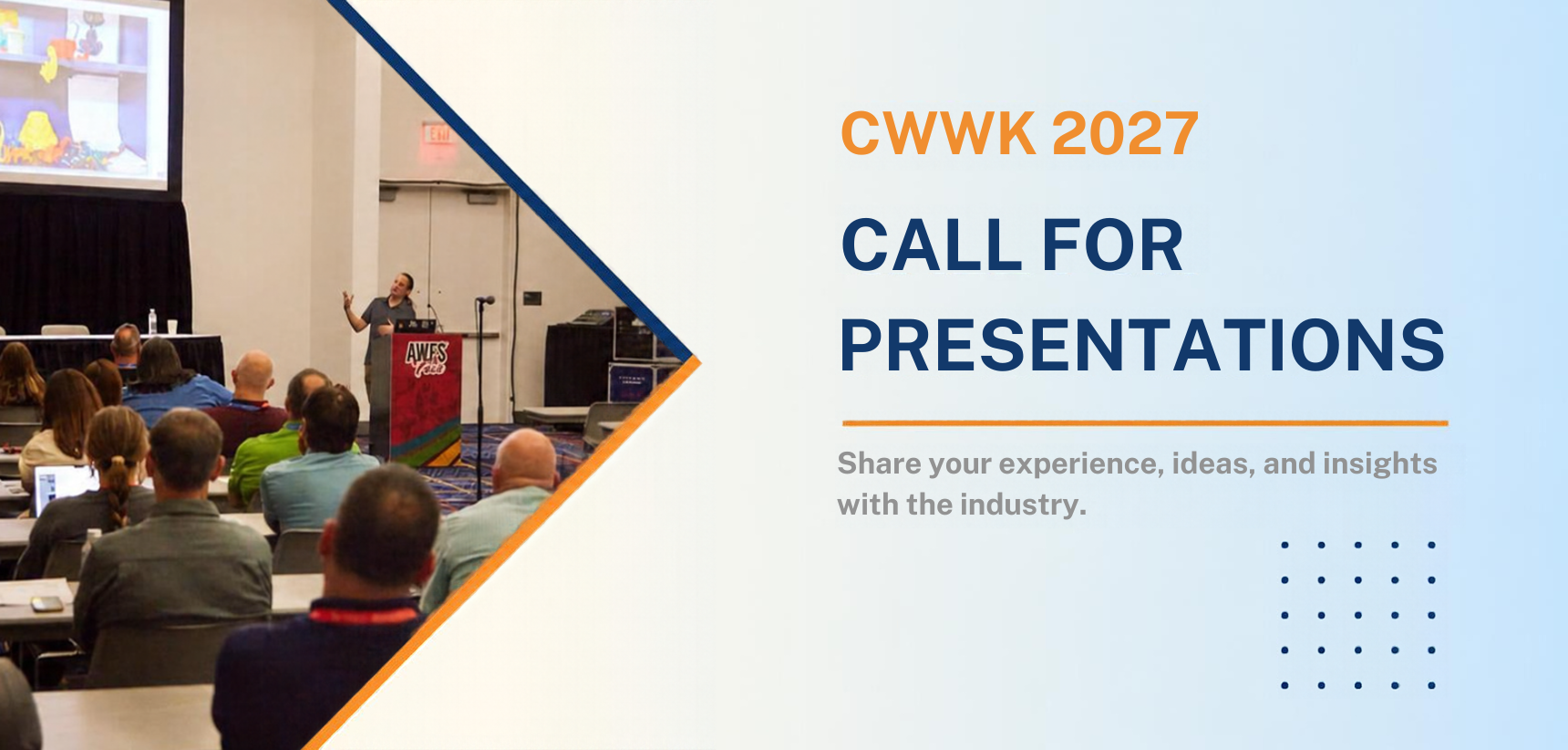 2027 Call for Presentations Hero